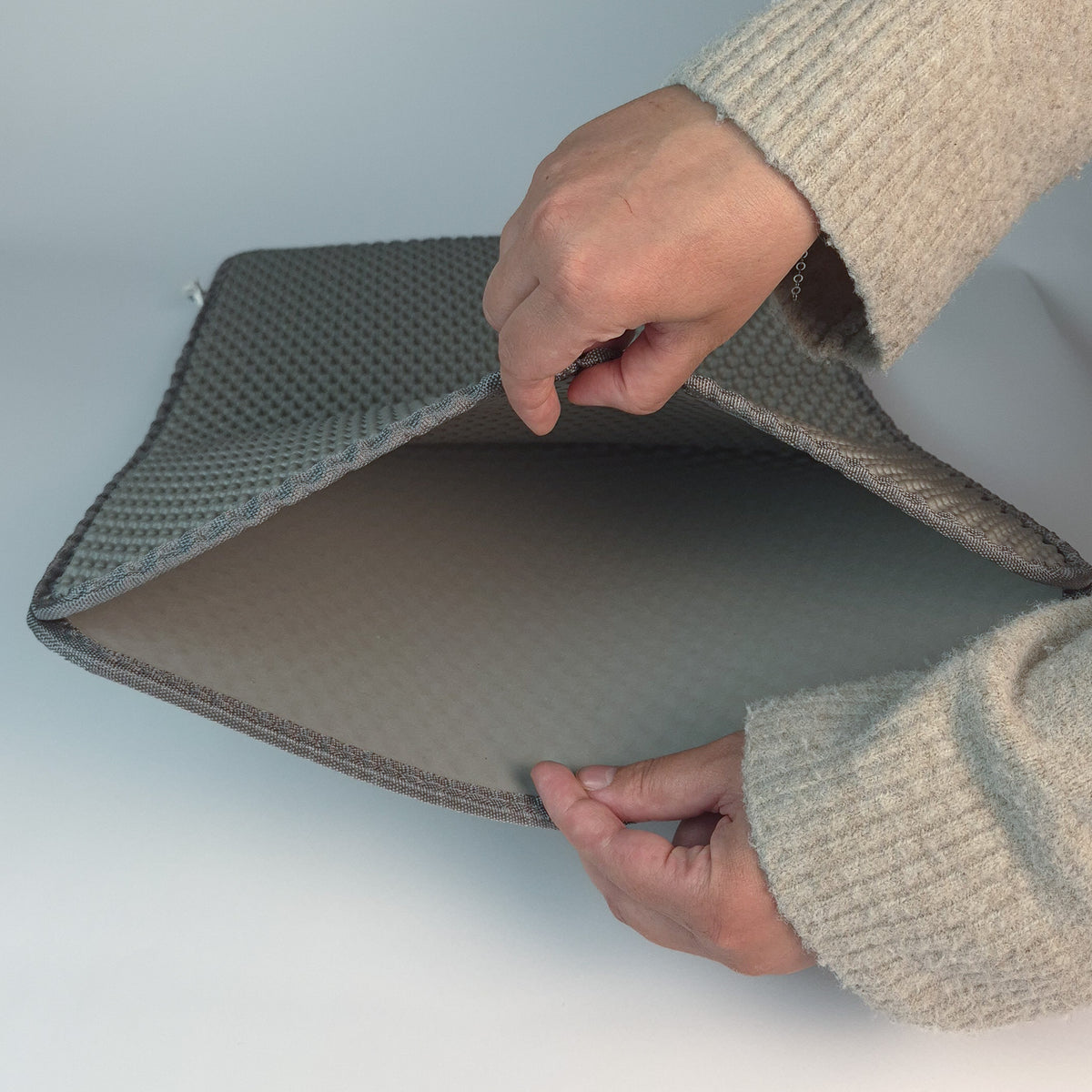 Kattegrus-måtte med honeycomb-design — dobbeltlag EVA